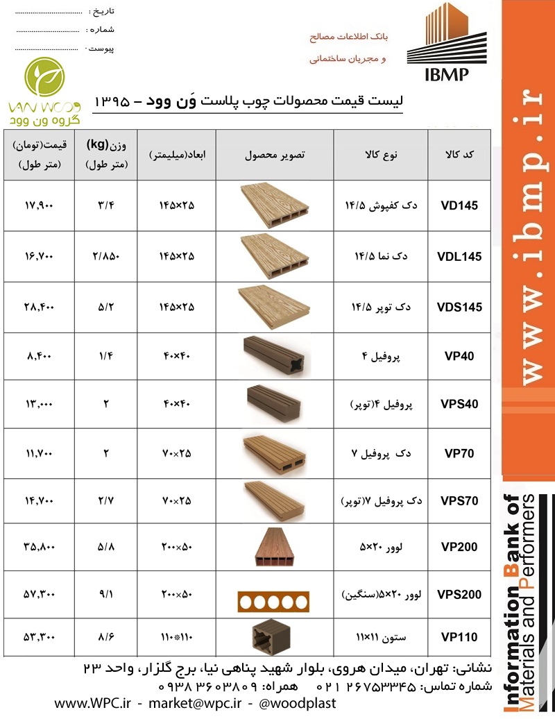 قیمت چوب پلاست